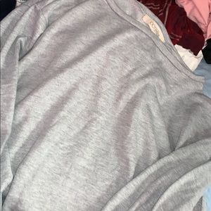 Gray sweatshirt